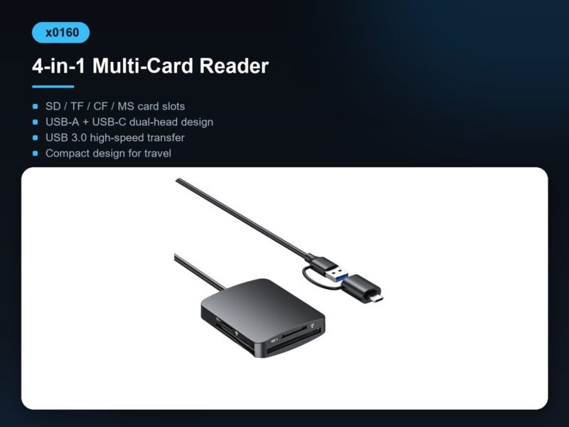 X0160 4-in-1 Multi-Card Reader